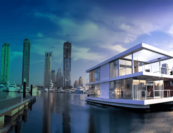 MARINA GLASS HOUSE BOAT